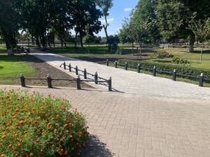 В Стародубе благоустроили городской парк за 2,3 млн рублей