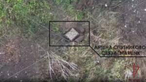 Брянская росгвардия показала видео уничтожения позиции ВСУ и антенны Starlink