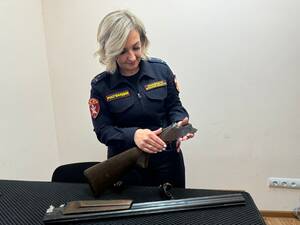 Брянцы сдали оружие росгвардейцам