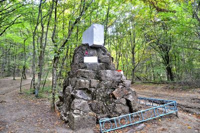  В Трубчевске нашли бесхозный памятник партизанам и подпольщикам