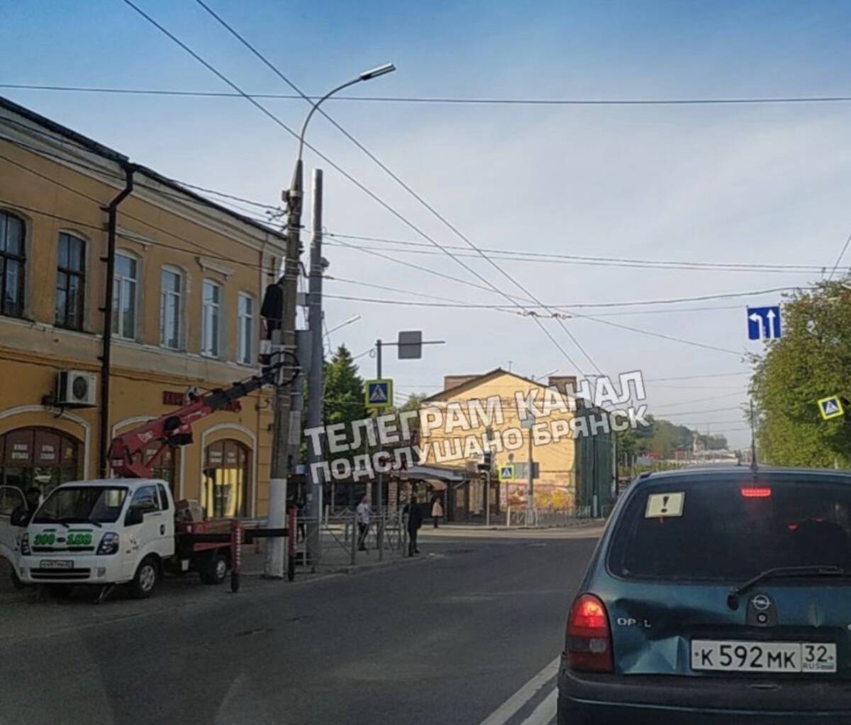 В Брянске на улице Фокина устанавливают фотоловушку