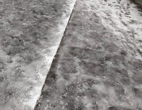 За прошедшую ночь дороги покрылись льдом в Брянской области