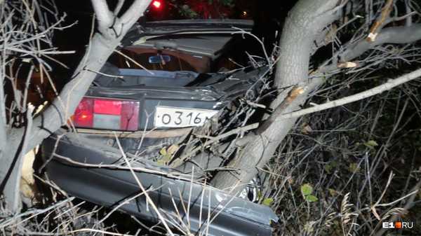 Под Комаричами пьяный водитель протаранил дерево: ранены двое