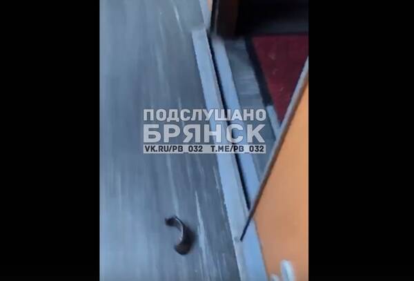 Опубликовано видео, снятое в поезде Климово-Москва после атаки ВСУ
