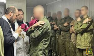 Брянские военные исповедались и причастились рядом с передовой