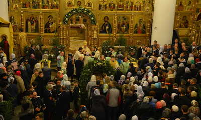 В Кафедральном соборе Брянска прошло рождественское богослужение