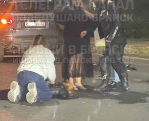 В Брянске произошла жуткая авария с участием мотоциклистов