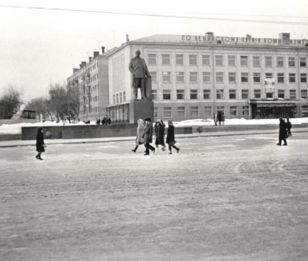 Площадь Ленина, зима 1971 года