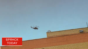 Брянцев растревожил рокот вертолета