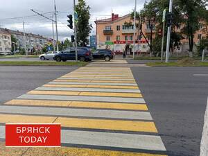 В Брянске у школ появился «безопасный интервал» для пешеходов