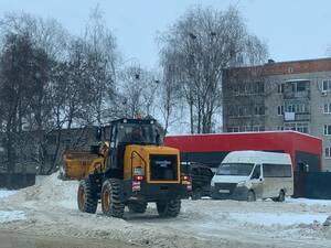 В Стародубе продолжают убирать последствия снегопада