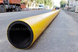  На улице Горького в Брянске перекладывают газопровод