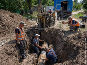 В Клетне установили новую водонапорную башню