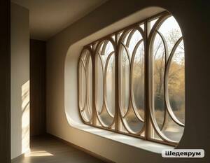 Как изогнутые окна создают мягкую архитектуру в доме