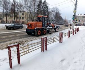За прошедшие сутки с улиц Брянска вывезли более 620 тонн снега