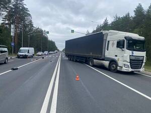 В Брянском районе грузовик сбил перебегавшую по «зебре» женщину 