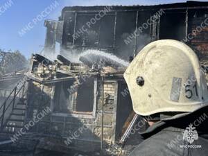 В Сельцо горел жилой дом, мужчина получил ожоги