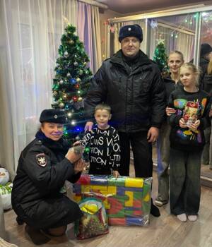 Полицейские Унечи исполнили детскую мечту сына участника СВО