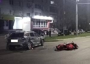 ДТП с байкером на проспекте Московском в Брянске устроил водитель «Рено Дастер»