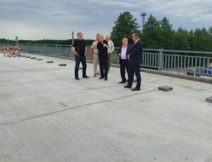 Строительство нового моста в Унече идеёт с опережением графика
