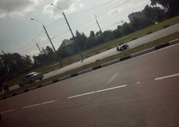 В Брянске на Городищенской горке разбилась молодая мотоциклистка