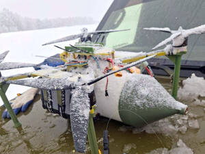 В окрестностях Севска нашли «обессилевшего» дрона-ждуна ВСУ