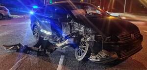 В Брянском районе в аварию попала машина с двумя детьми