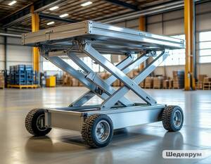 Передвижные ножничные подъемники: универсальные помощники на стройке и складе