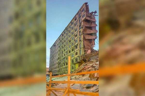 Аварийная девятиэтажка обрушилась в Норильске