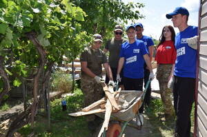 В Климовский район прибыла делегация волонтёров Брянщины