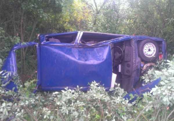 В Почепском районе перевернулась «Ока»: водитель сломал рёбра