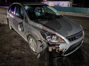 В Жуковке Ford Focus сбил пешехода на улице Учительской