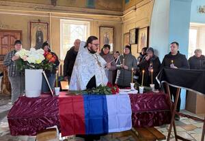 В Навле простились с бойцом СВО Евгением Демешко