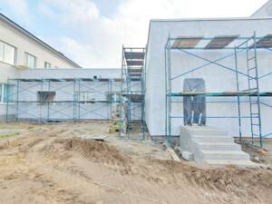 В Сельцо завершается строительство спортивного зала школы Nº 5