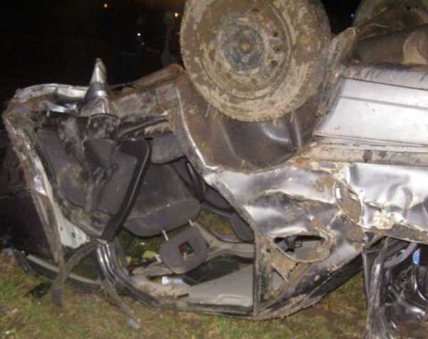 На брянской трассе перевернулась иномарка: ранен водитель