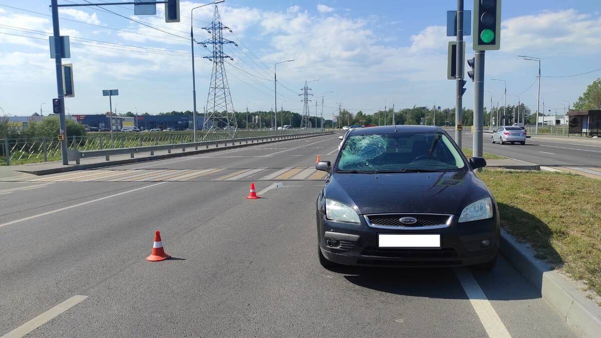 В Брянске на проспекте Героев водитель иномарки покалечил 66-летнего  велосипедиста