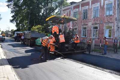 В Сураже ремонтируют улицу Ворошилова
