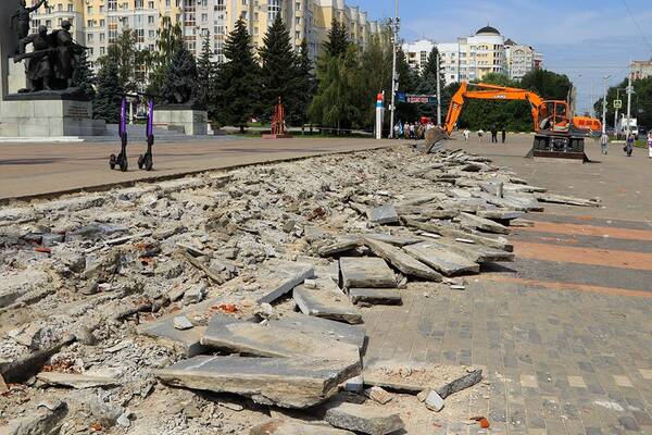 Площадь Партизан в Брянске переделают за 113 млн рублей к ноябрю 2022 года