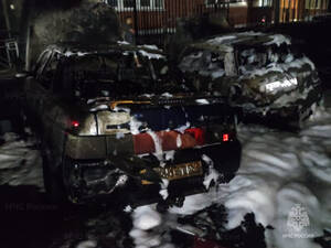 В Фокинском районе Брянска полыхал пожар