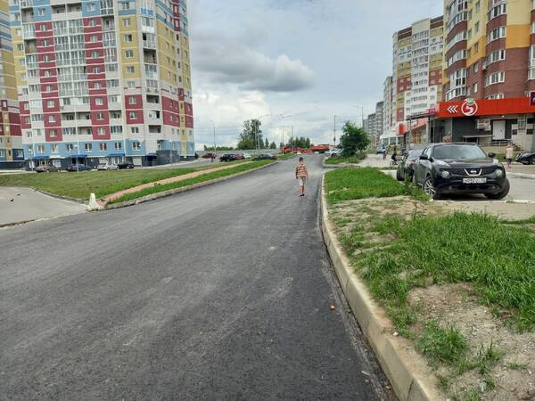 В Брянске заасфальтировали новую дорогу на улице Визнюка