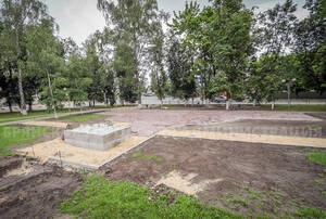 Готово основание памятника пограничникам в «Лесных сараях» в Брянске