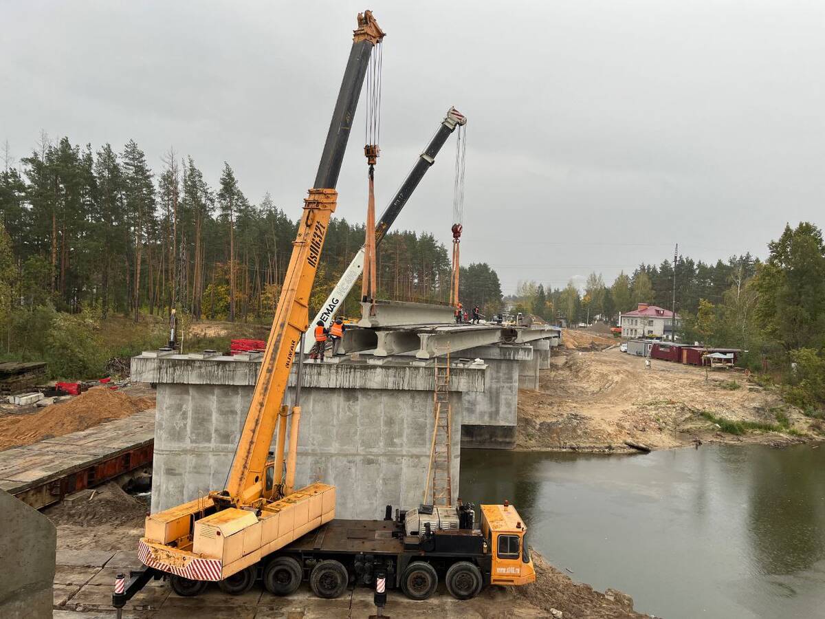 Долгожданный 120-метровый мост в Сураже планируют открыть в этом году