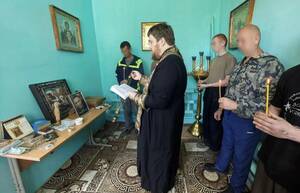 Священник Брянской епархии навестил бойцов «Севера»