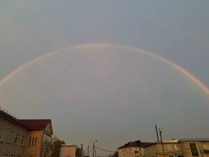 Над Стародубом взошла радуга