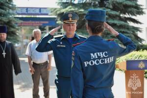 В честь Дня России в Брянской области наградили сотрудников МЧС