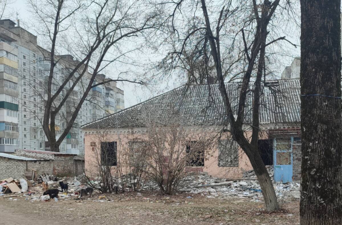 В Володарском районе Брянска заметили свалку строительных отходов напротив школы