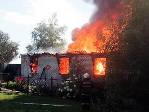 Брянская область горела три раза за сутки