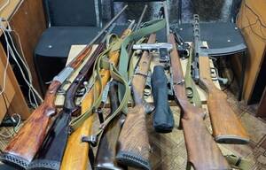 Полиция обнаружила нелегальное оружие и боеприпасы в Брянской области 