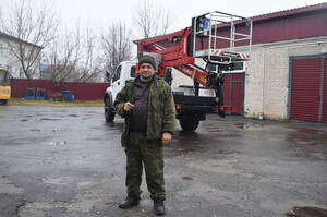 В  Клетнянском районе коммунальному предприятию передали современный автогидроподъёмник