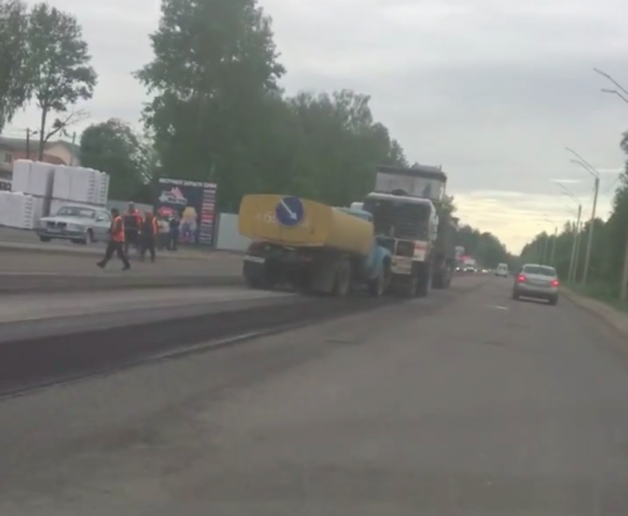 В Брянске начался ремонт дороги по улице Флотская